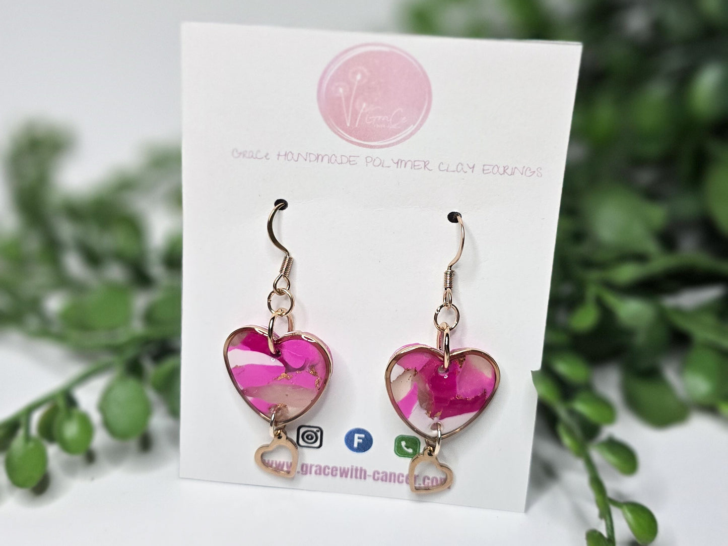 Hanging Hearts Dangles