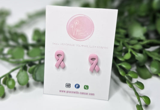 Cancer Ribbon Stud